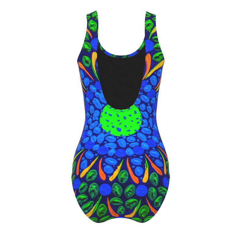 Costume donna da bagno intero Vertigo Blu