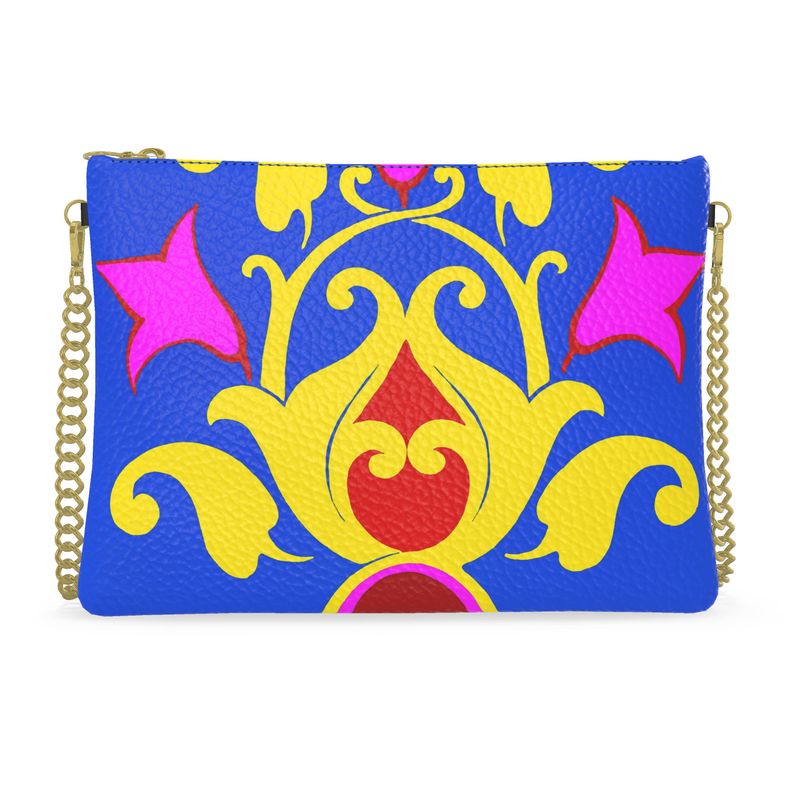 Sac bandoulière Tulip bleu