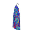 Robe longue Mosaïque bleue avec/sans traîne