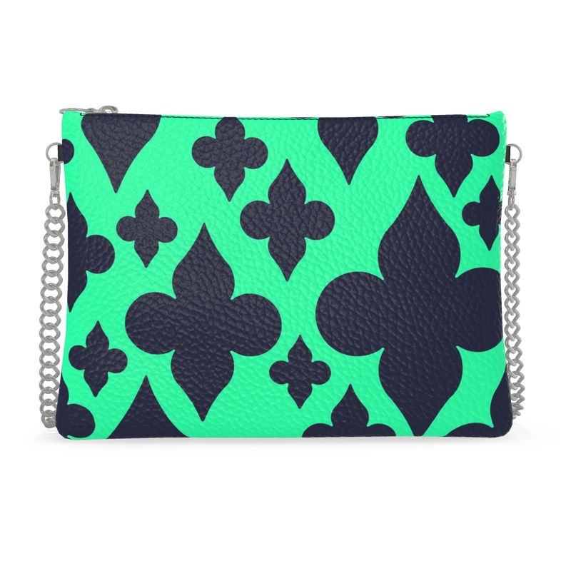Sac bandoulière Reine de Fleurs vert