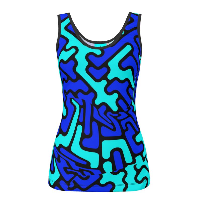 Débardeur Femme Labyrinth bleu ciel