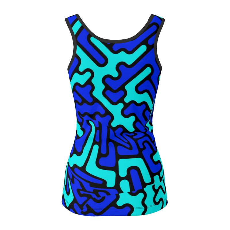Débardeur Femme Labyrinth bleu ciel