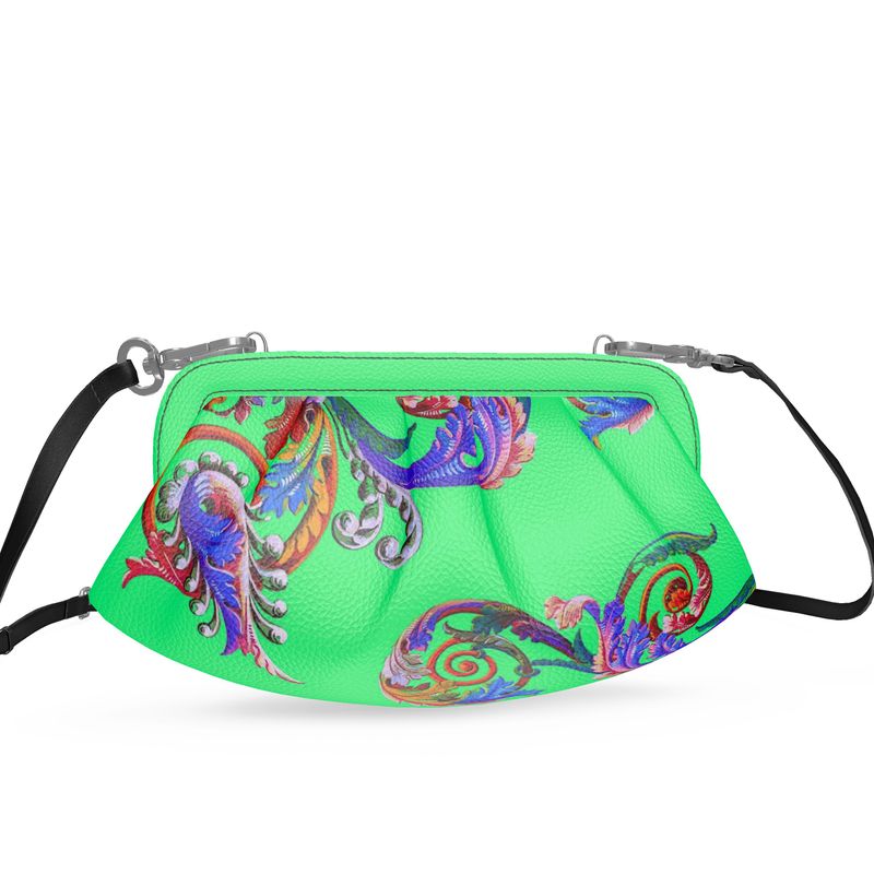 Sac souple plissé Royal vert