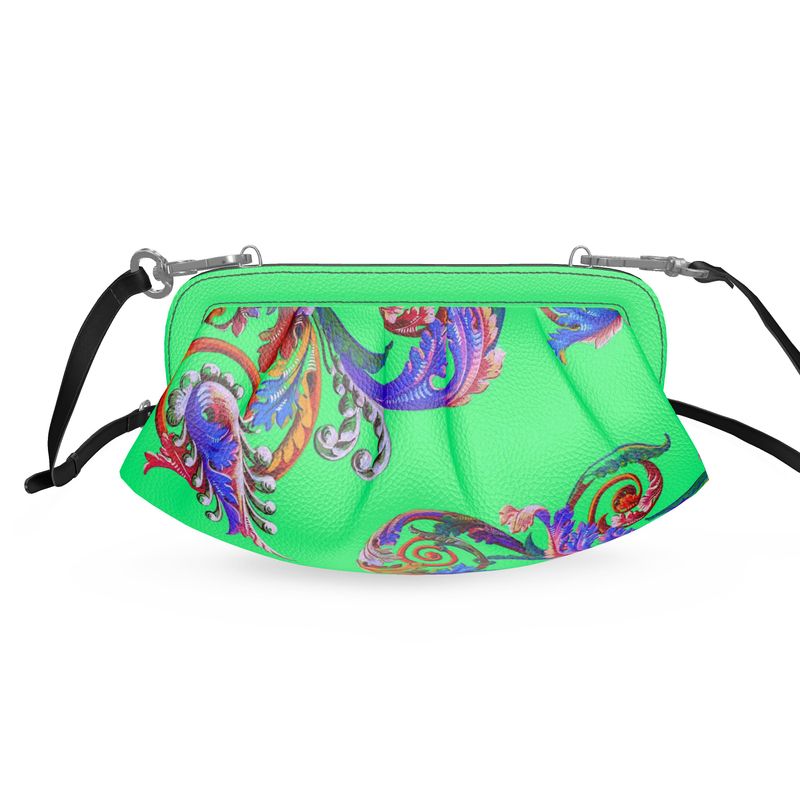 Sac souple plissé Royal vert