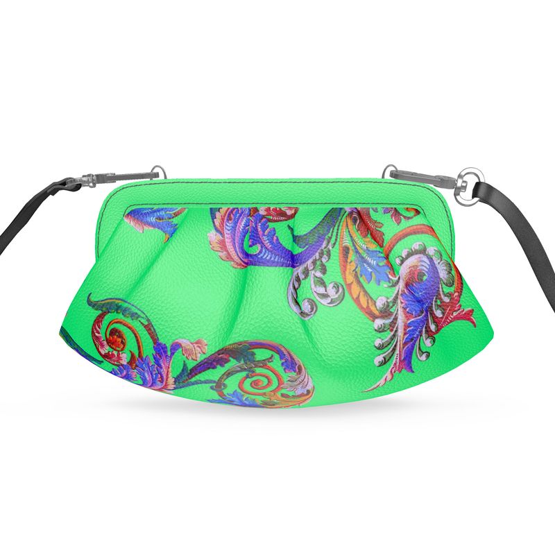 Sac souple plissé Royal vert