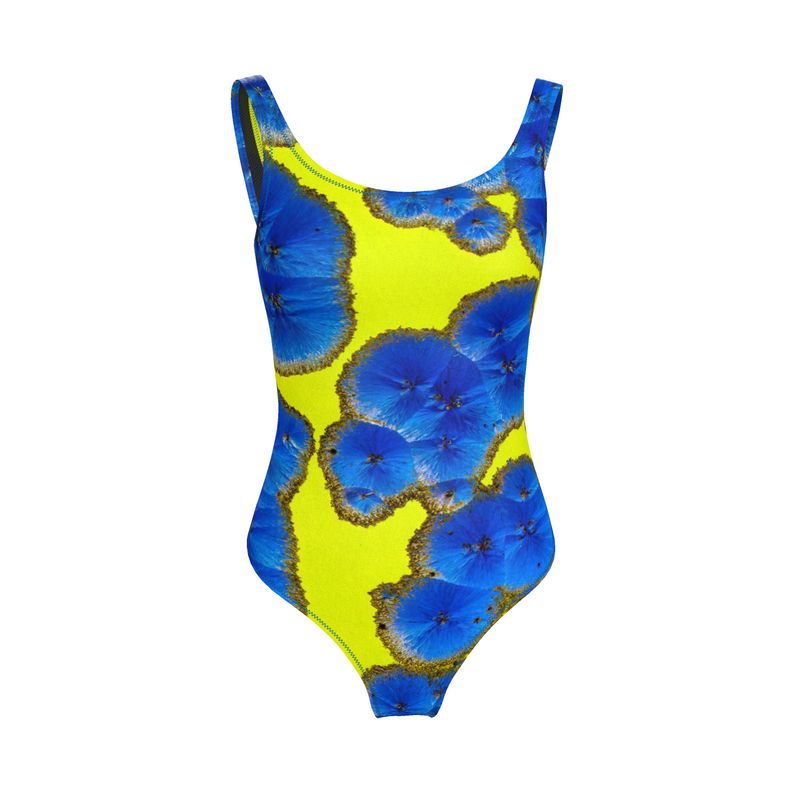 Costume donna da bagno intero Cristallo-giallo