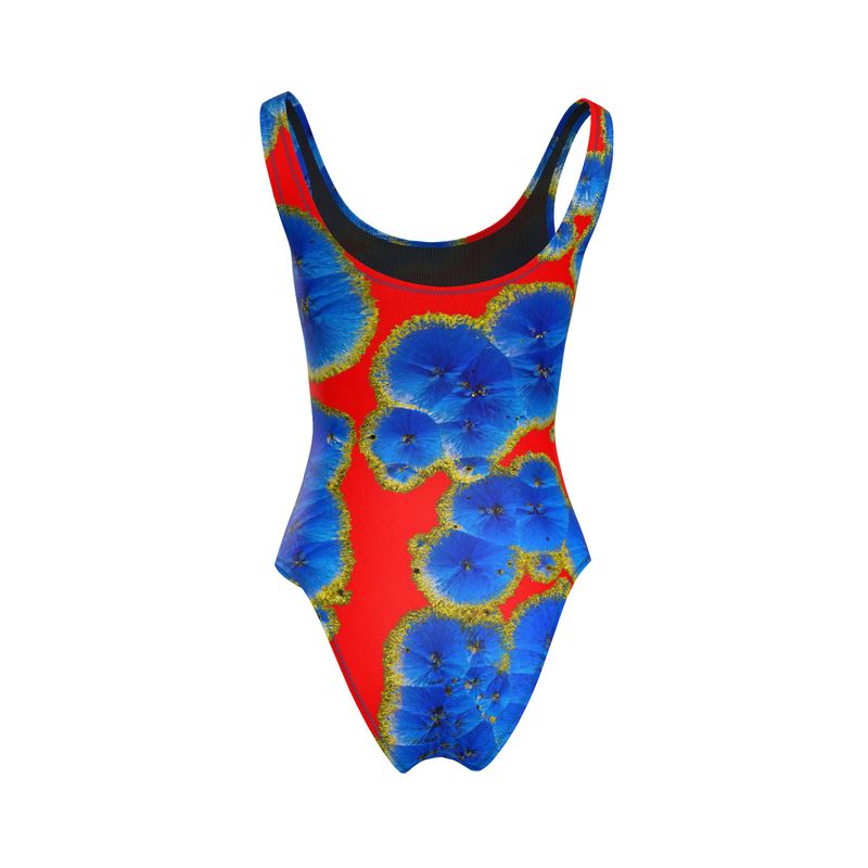 Costume donna da bagno intero Cristallo-rosso