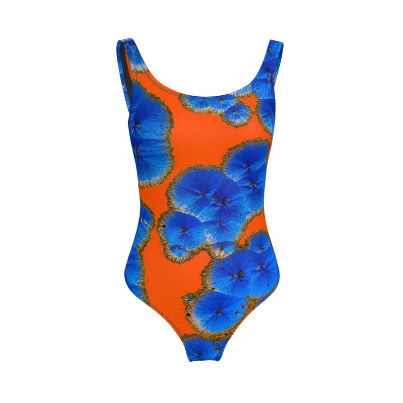 Costume donna da bagno intero Cristallo-arancio