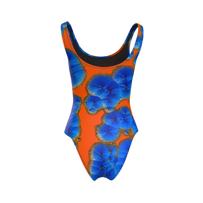 Costume donna da bagno intero Cristallo-arancio