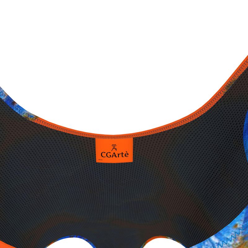 Costume donna da bagno intero Cristallo-arancio