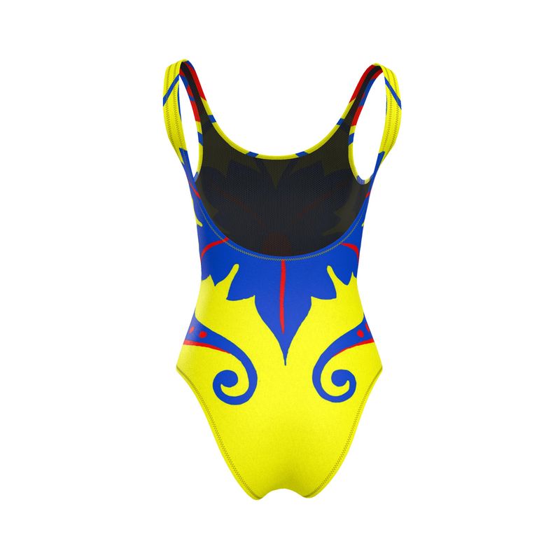Costume donna da bagno intero Edera blu