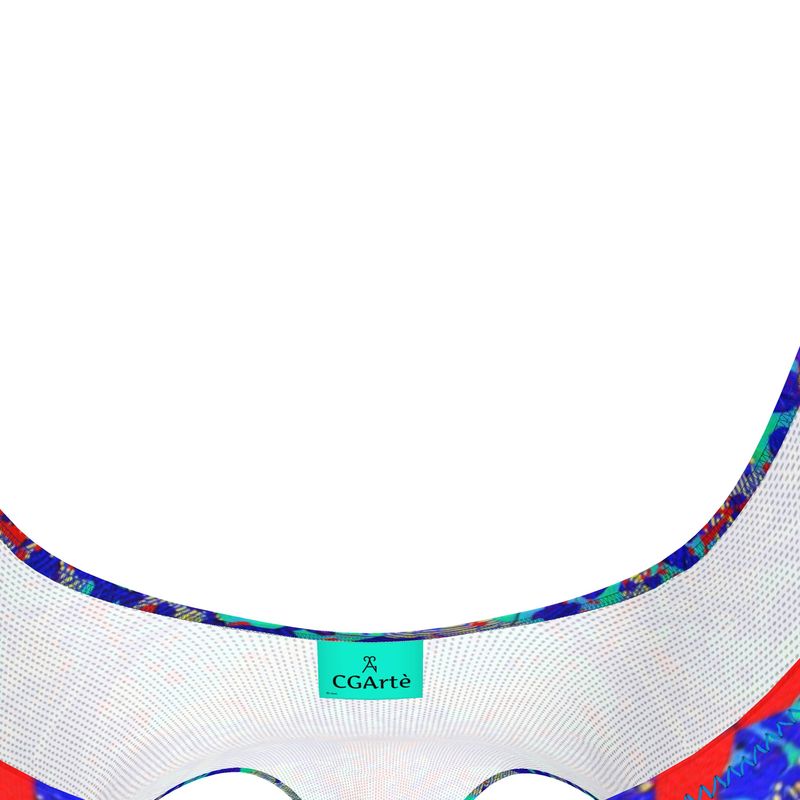 Maillot de bain femme une pièce Mosaïque bleue
