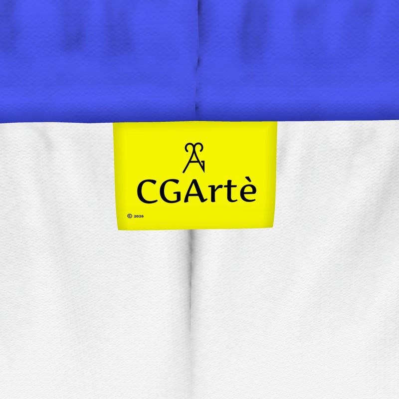 Pantaloncini sportivi donna Labyrinth giallo blu