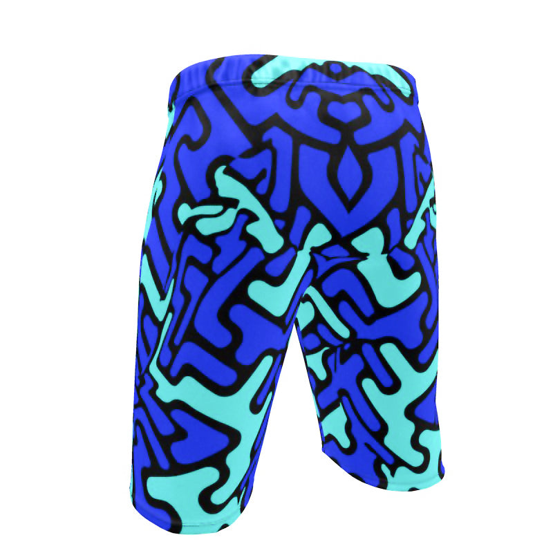 Pantaloncini sportivi uomo Labyrinth blu-celeste