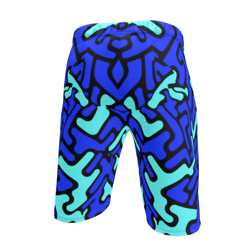 Pantaloncini sportivi uomo Labyrinth blu-celeste