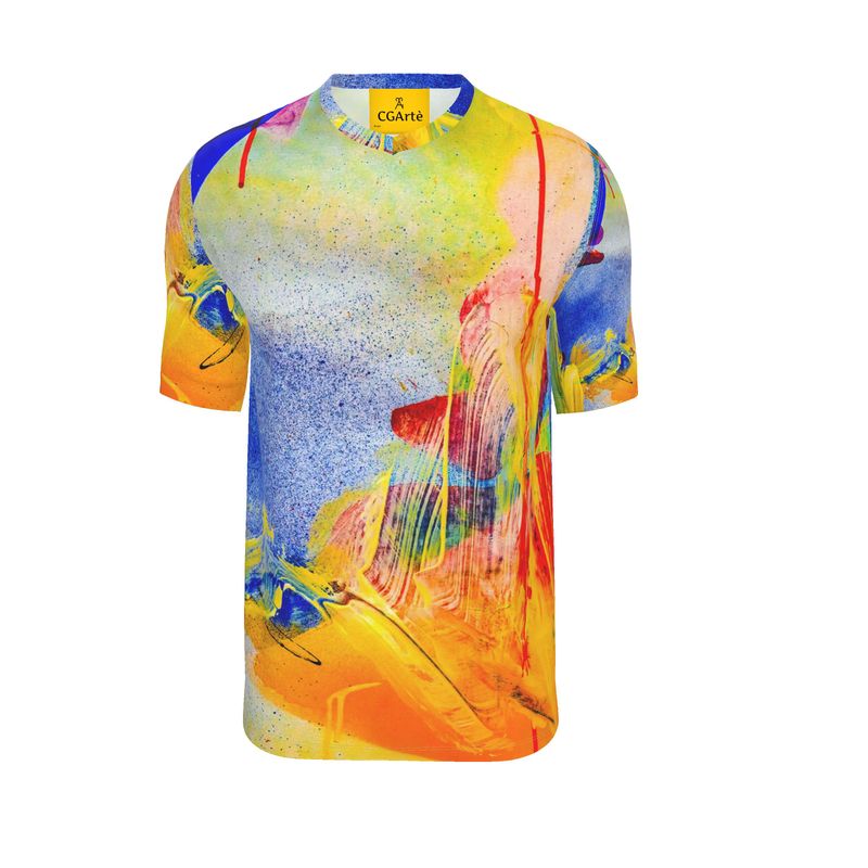 T-shirt uomo scollo a V Tramonto