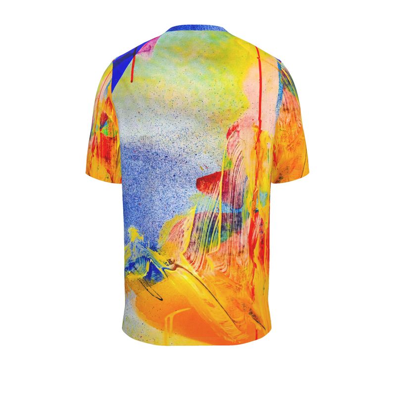 T-shirt uomo scollo a V Tramonto