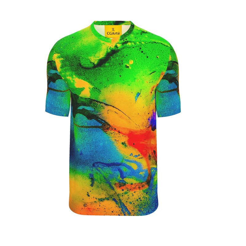T-shirt uomo scollo a V RAINBOW