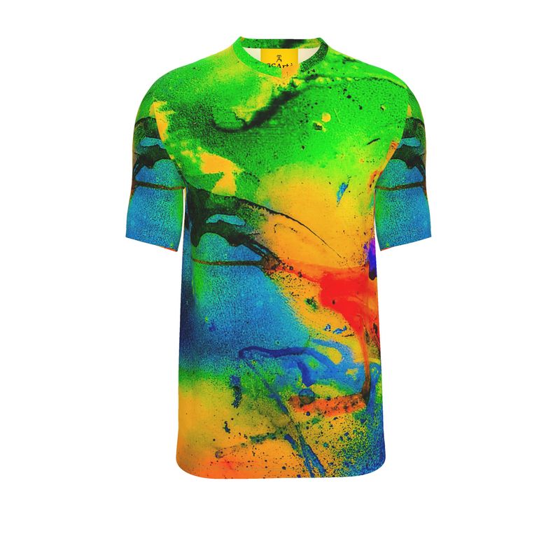 T-shirt uomo scollo a V RAINBOW