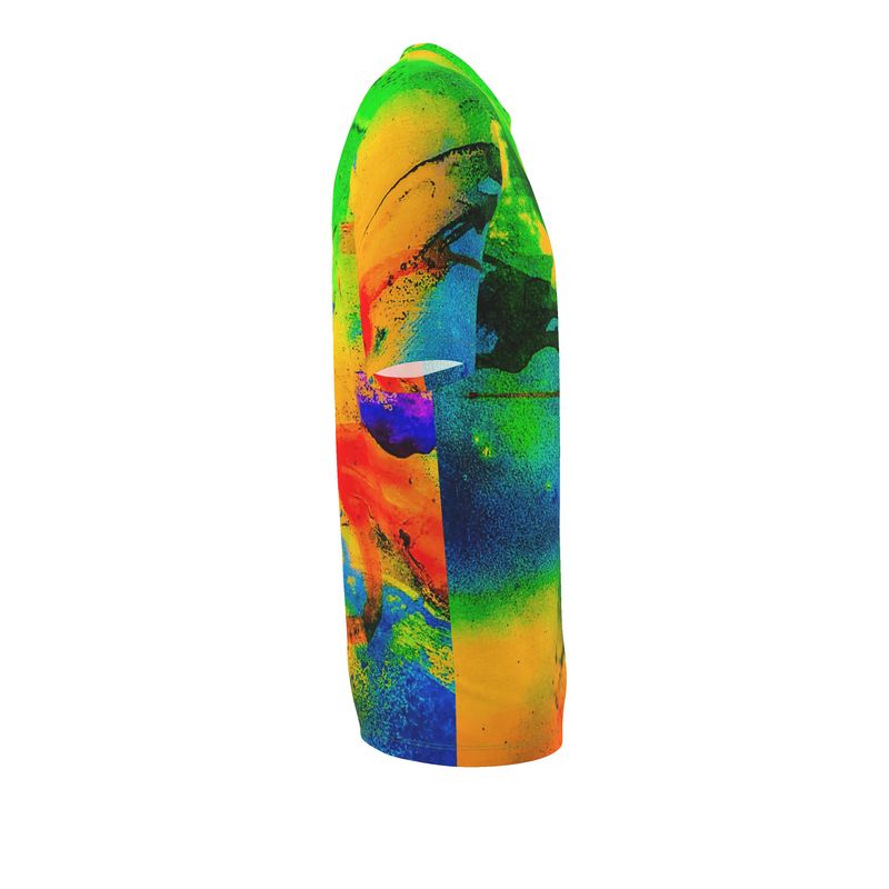 T-shirt uomo scollo a V RAINBOW