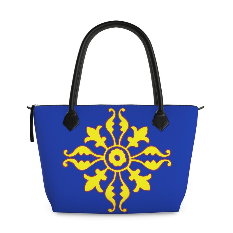 Women's zippered bag Loira Blue