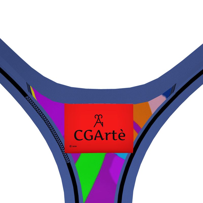 Reggiseno Sportivo Donna Patchwork