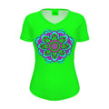 Maglietta Donna Damasco verde