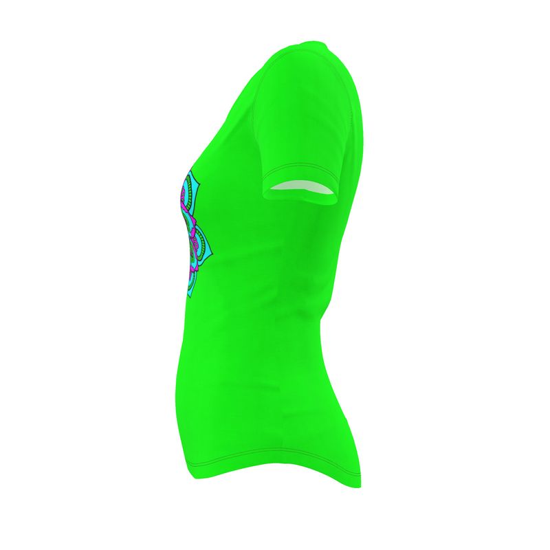 Maglietta Donna Damasco verde