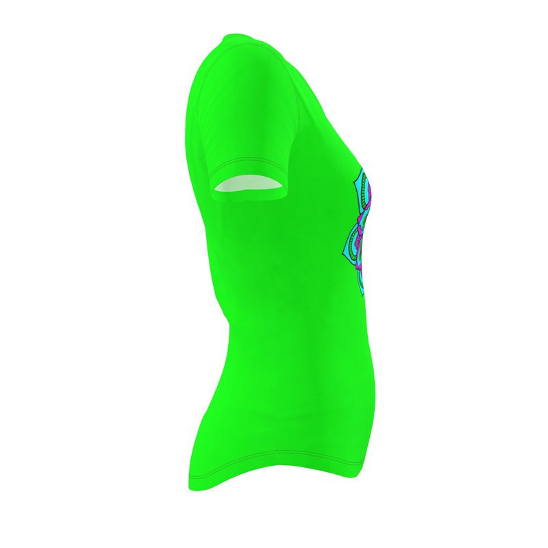 Maglietta Donna Damasco verde