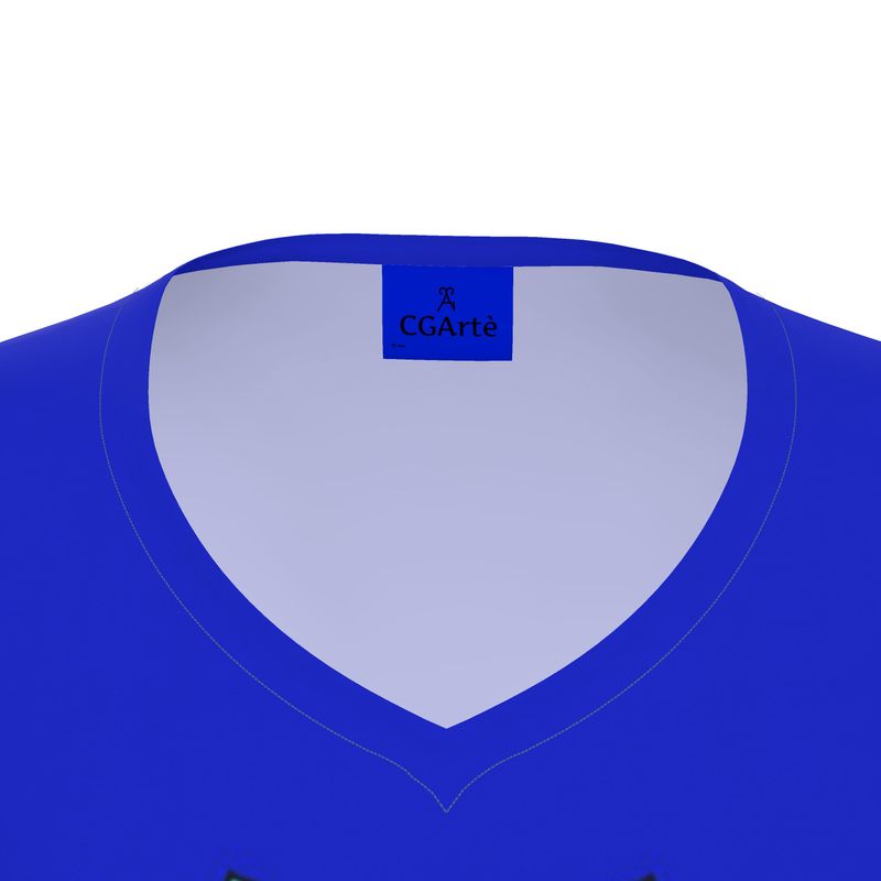Maglietta Donna Damasco blu