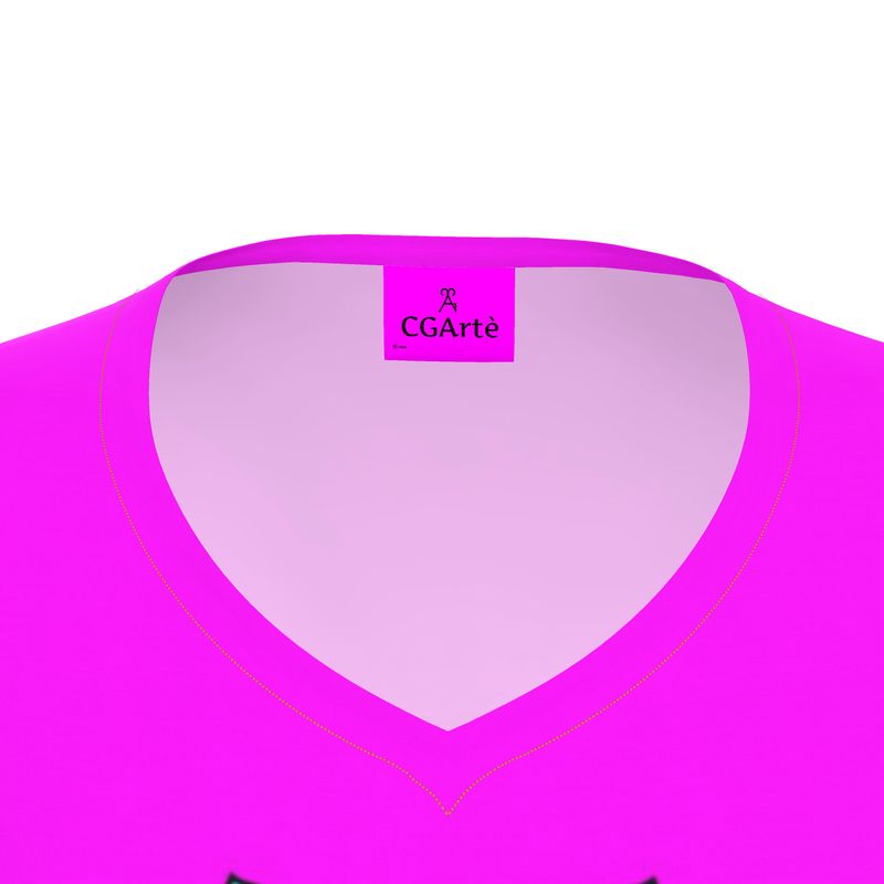 Maglietta Donna Damasco fucsia
