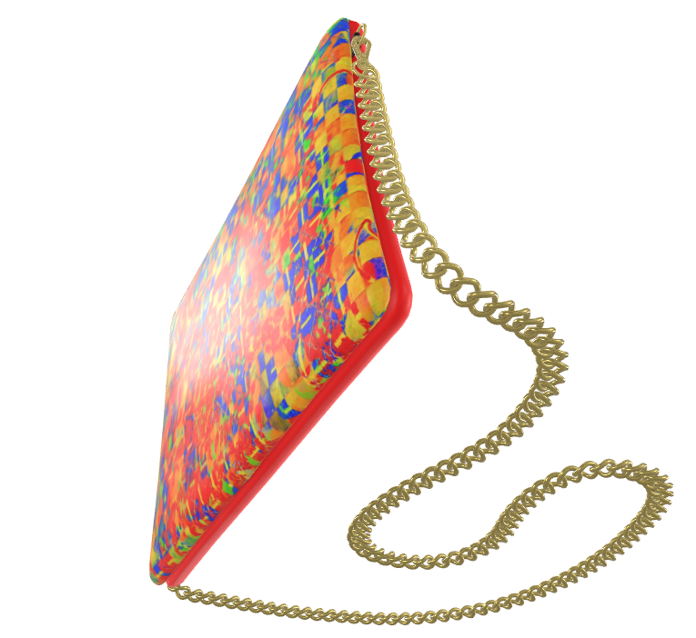 Sac bandoulière Mosaico rouge