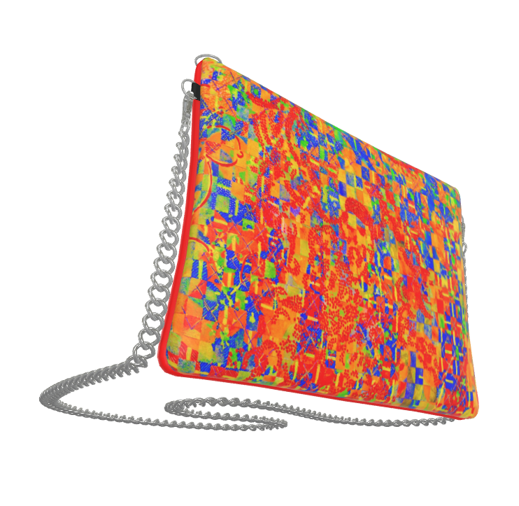 Sac bandoulière Mosaico rouge