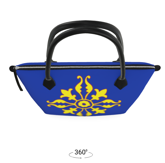 Sac femme zippé Loira Bleu
