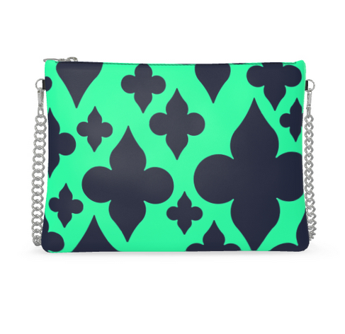 Sac bandoulière Reine de Fleurs vert