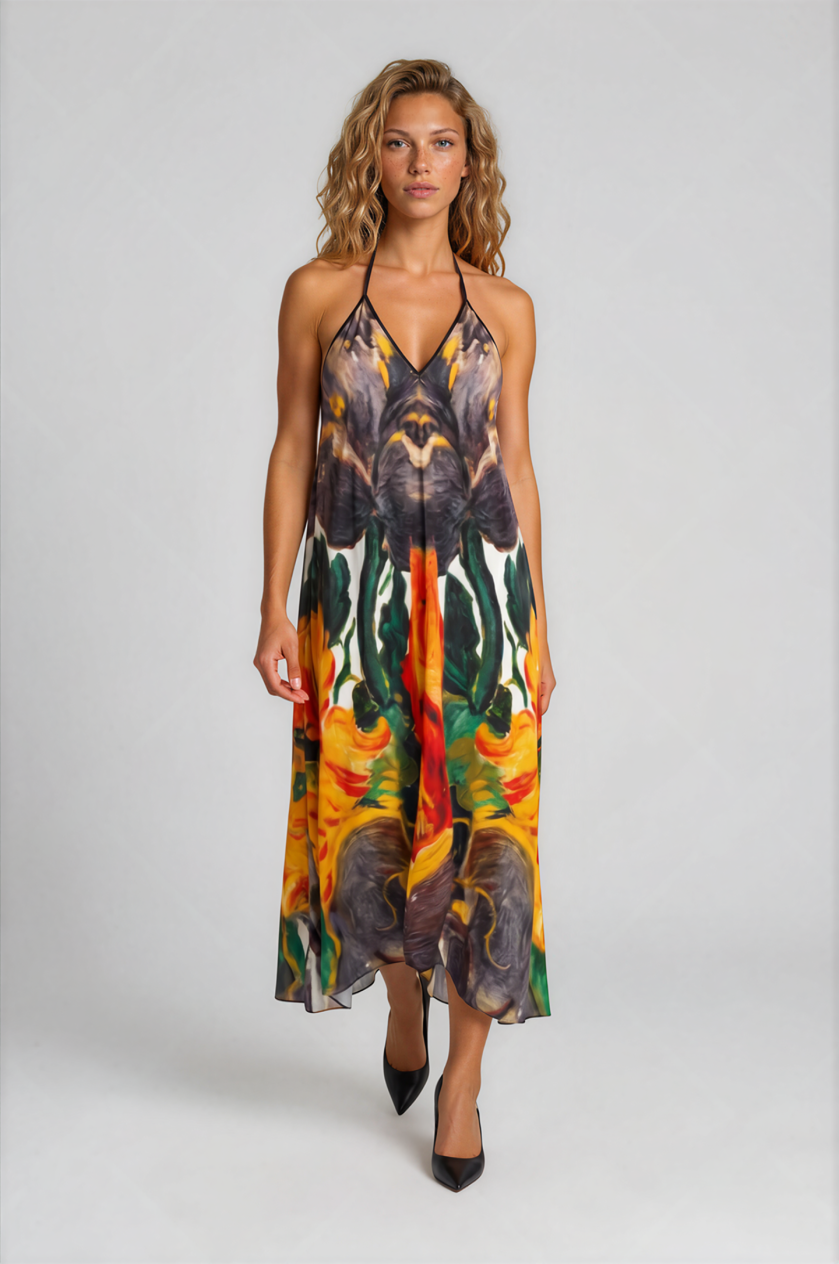 Robe longue Flora avec/sans traîne
