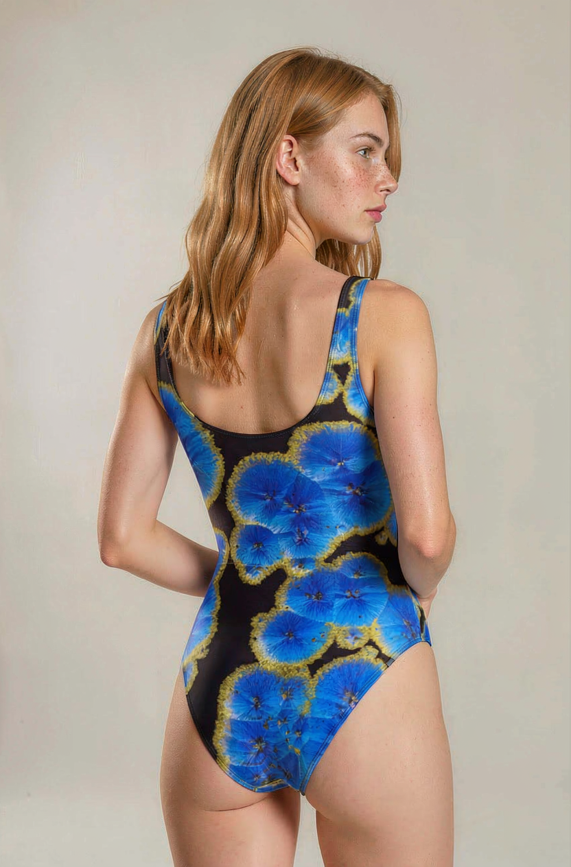 Costume donna da bagno intero Cristallo-nero