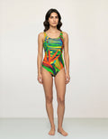 Costume donna da bagno intero jungle