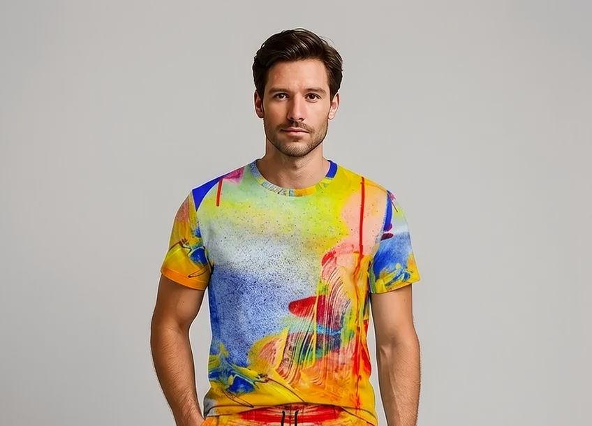 T-shirt uomo girocollo Tramonto