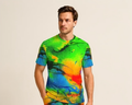 T-shirt uomo girocollo RAINBOW
