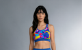 Reggiseno Sportivo Donna Patchwork