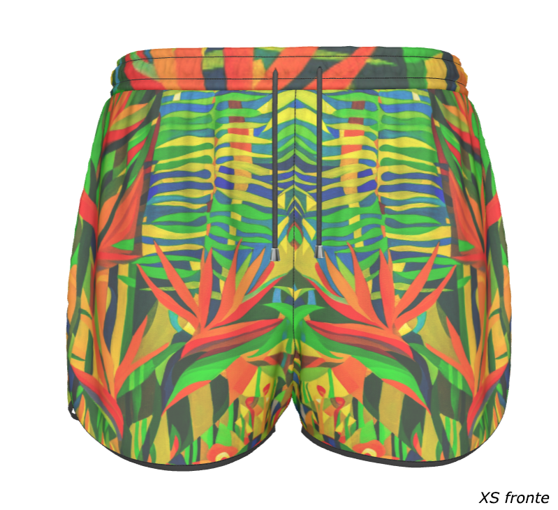 Shorts de sport femme jungle