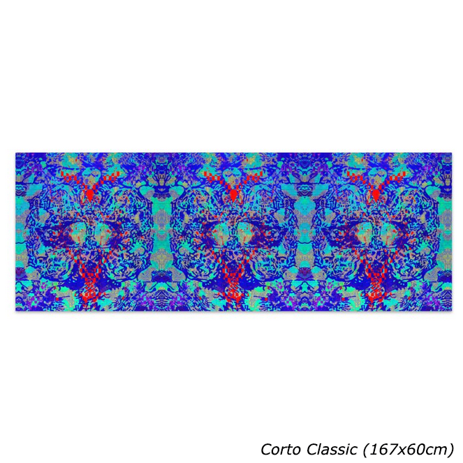Pareo Mosaico blu