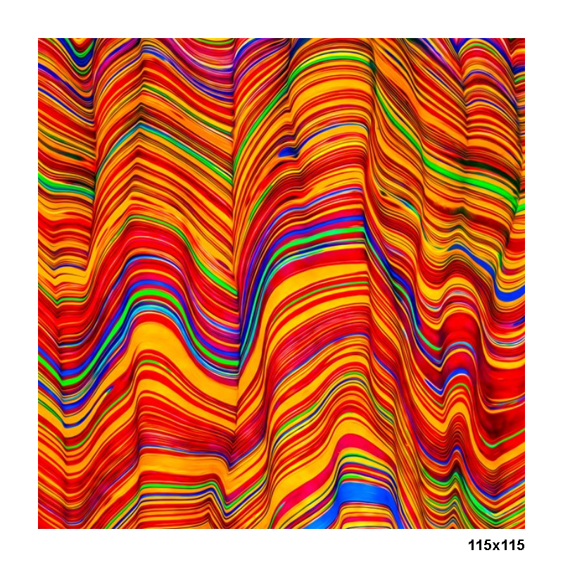 Foulard Kaleido Rosso