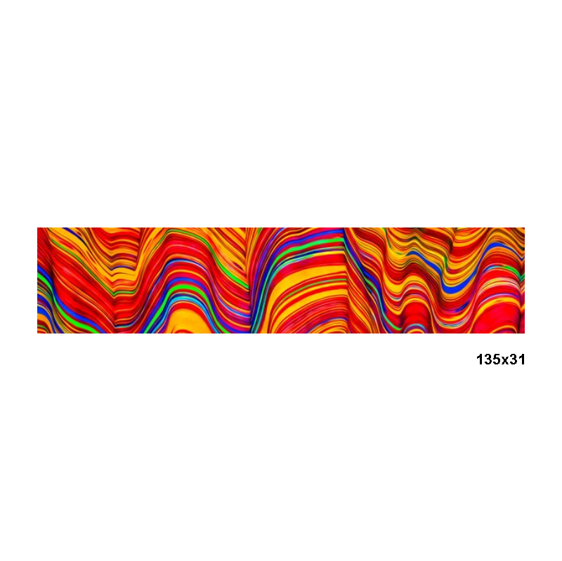 Foulard Kaleido Rosso