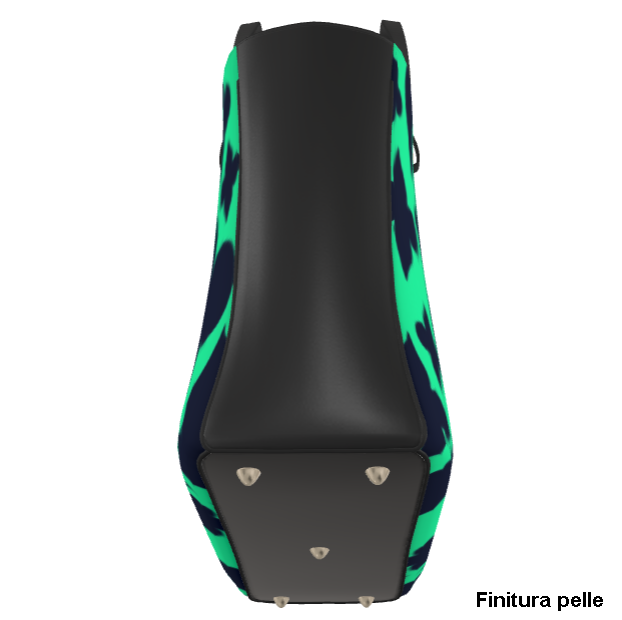 Sac à bandoulière Regina de fleurs vert