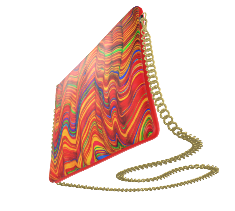 Sac bandoulière Kaleido Rouge