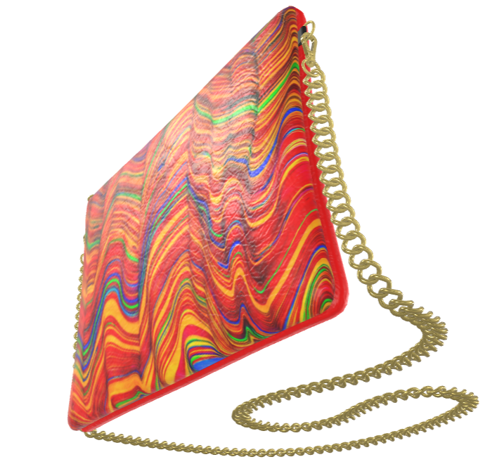 Sac bandoulière Kaleido Rouge
