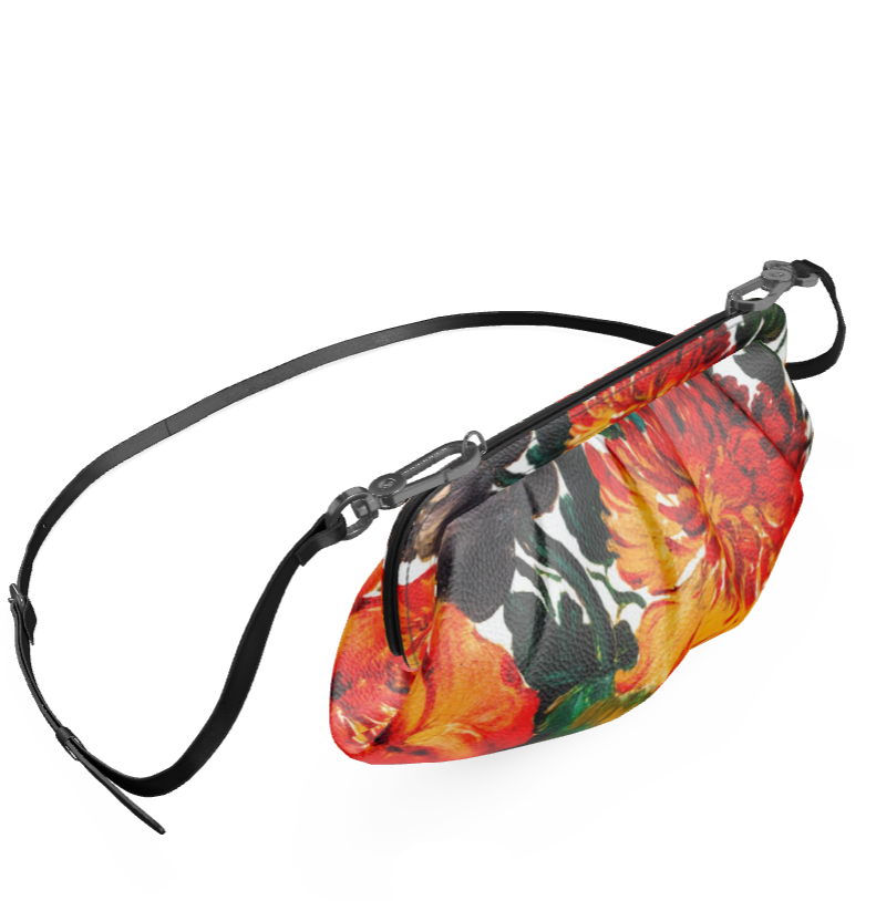 Flora pleated soft bag