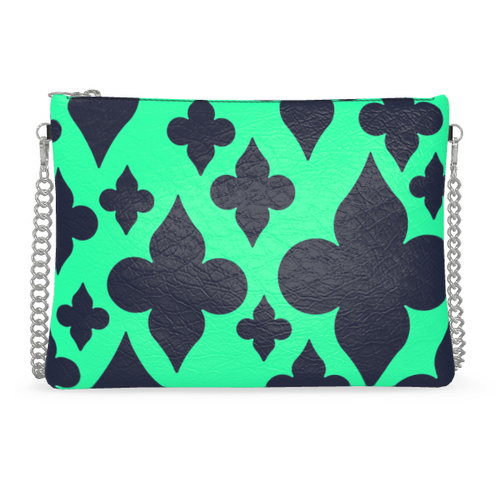 Sac bandoulière Reine de Fleurs vert